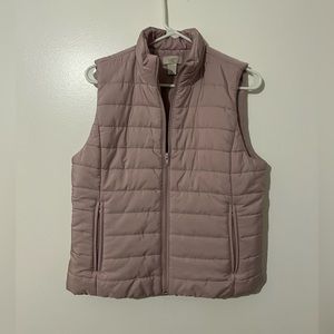 Vest Loft puffer style light purple/pink size medium